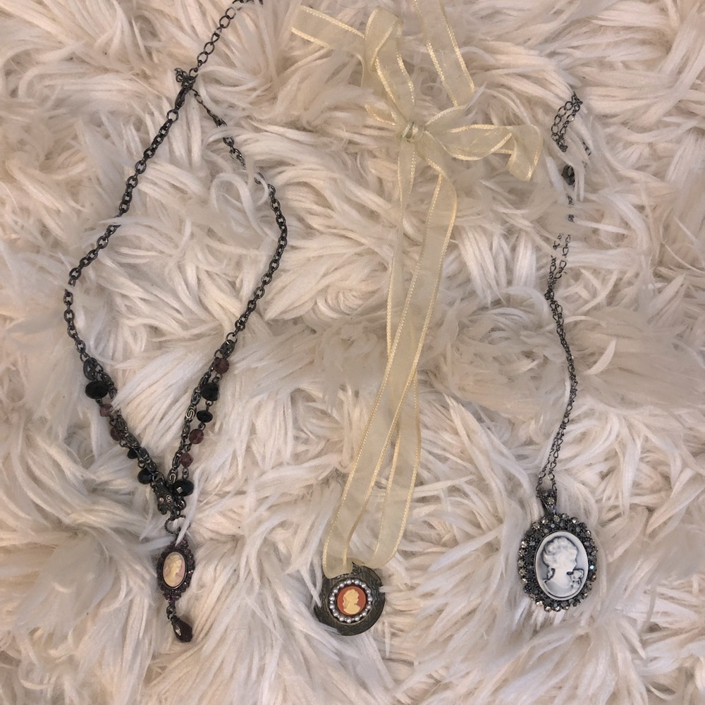 Set of Victorian style necklaces